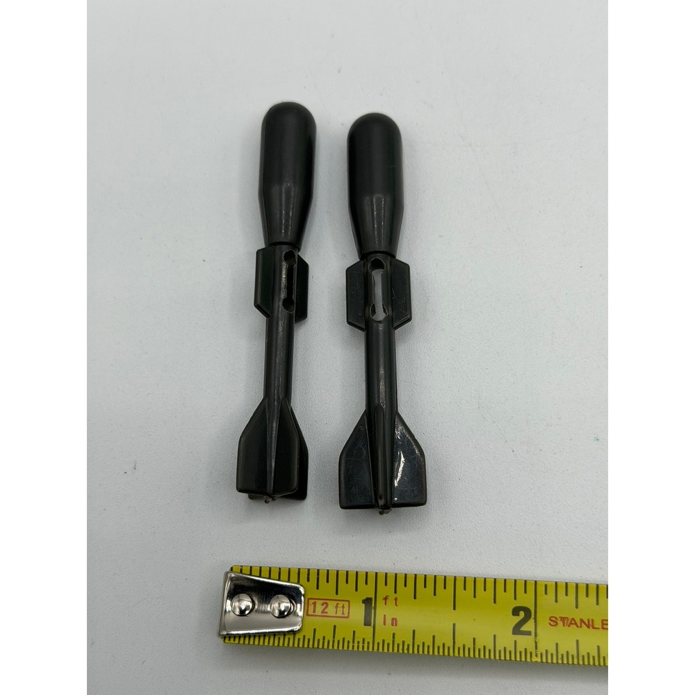 Vintage GI Joe DRAGONFLY BOMBS Pair 1983 Helicopter Underwing Part Hasbro ARAH - Picture 6 of 7